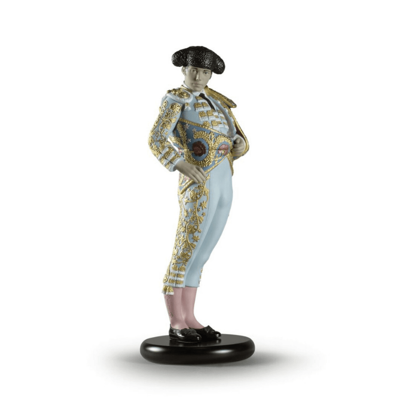 Lladro Inspiration Bullfighter Figurine. Blue (Limited Edition)