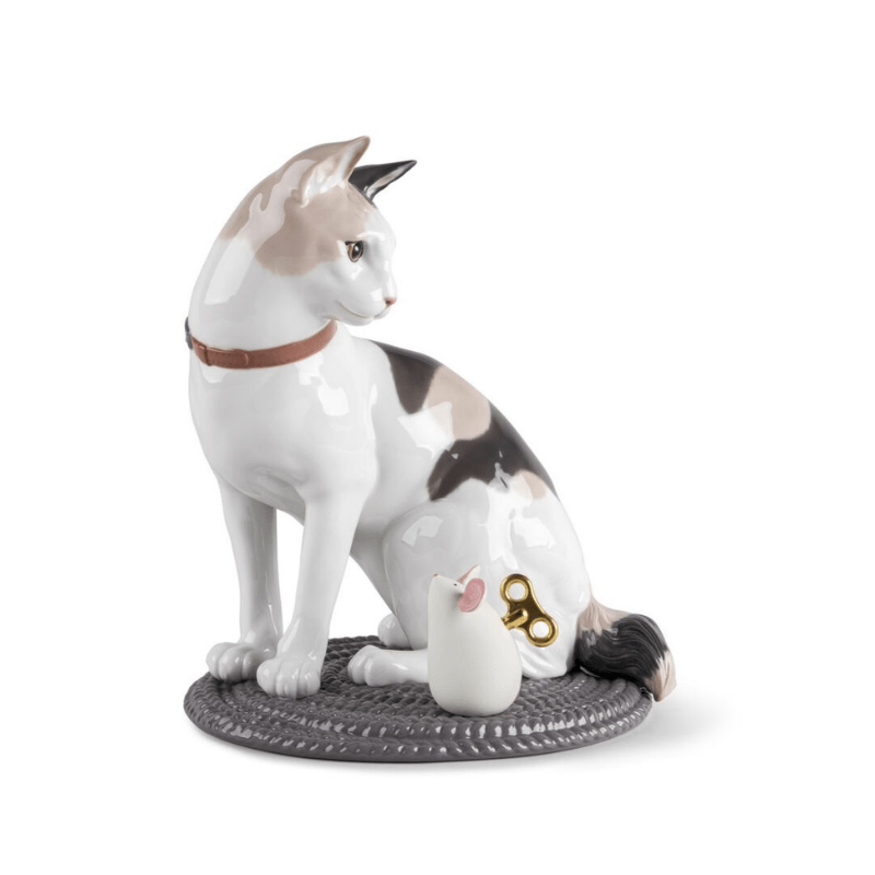 Lladro Inspiration Cat and Mouse Game