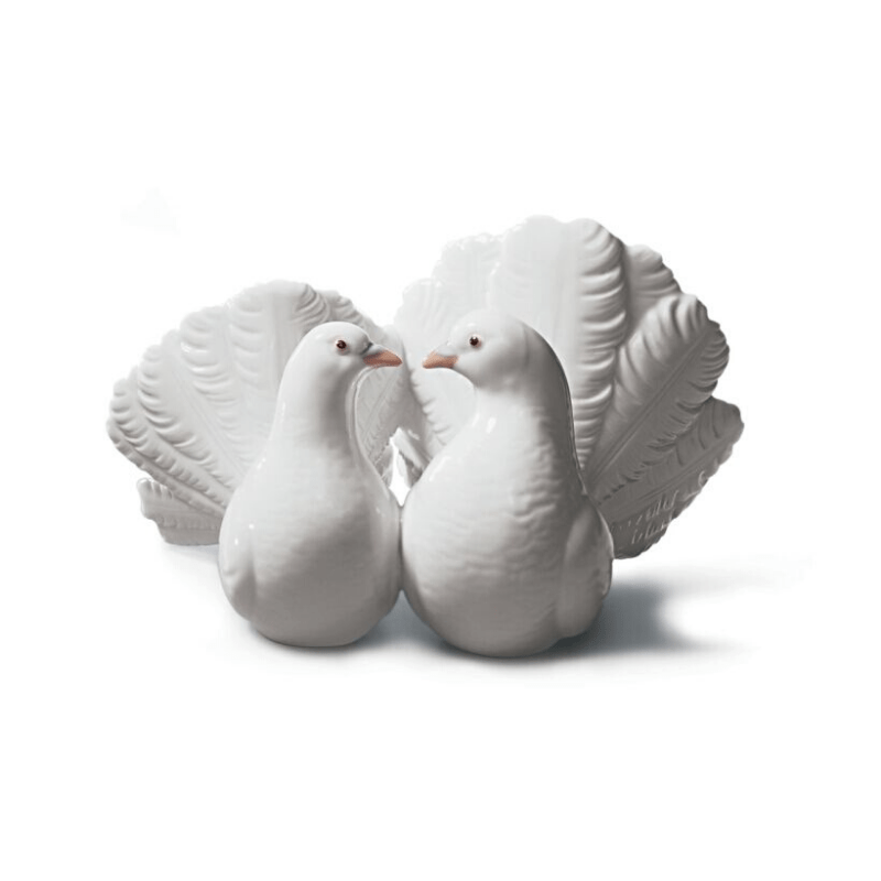 Lladro Inspiration Default Couple of Doves Figurine