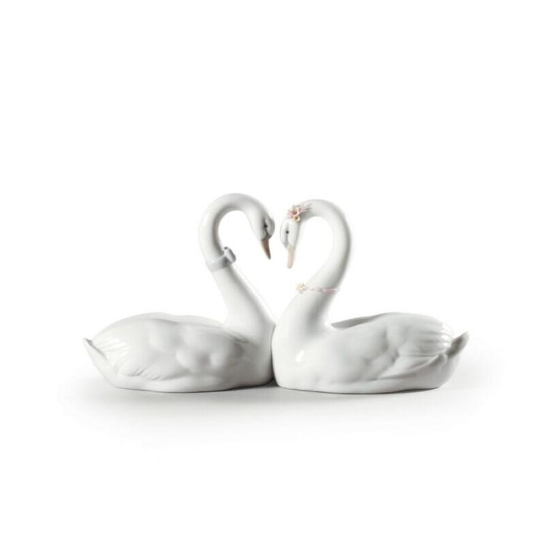 Lladro Inspiration Default Endless Love Swans Figurine