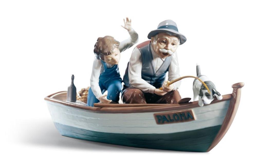 Lladro Inspiration Default Fishing with Gramps
