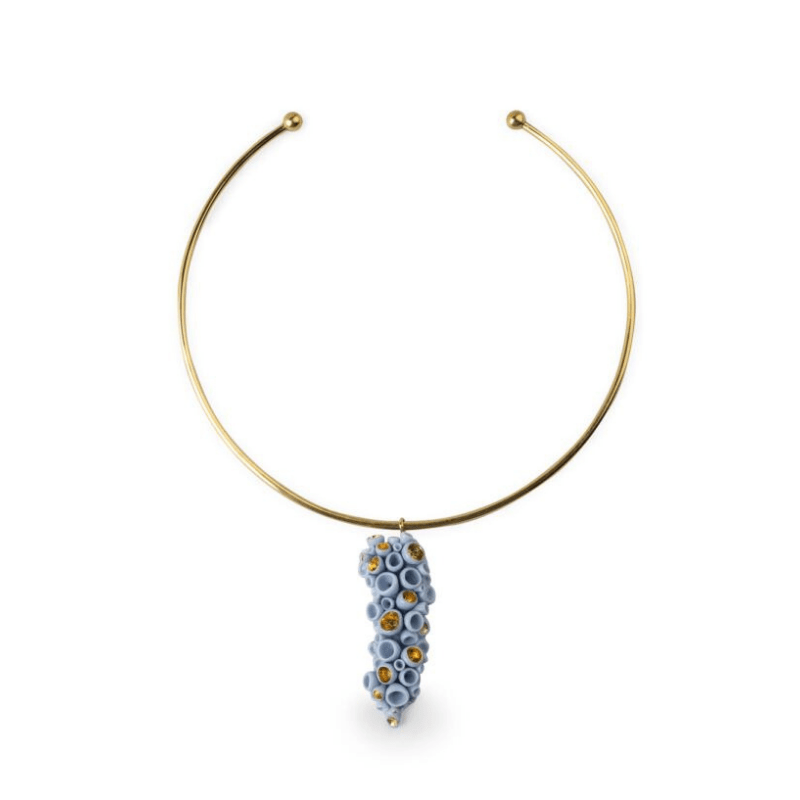 Lladro Inspiration Default Golden Blue Reef Necklace