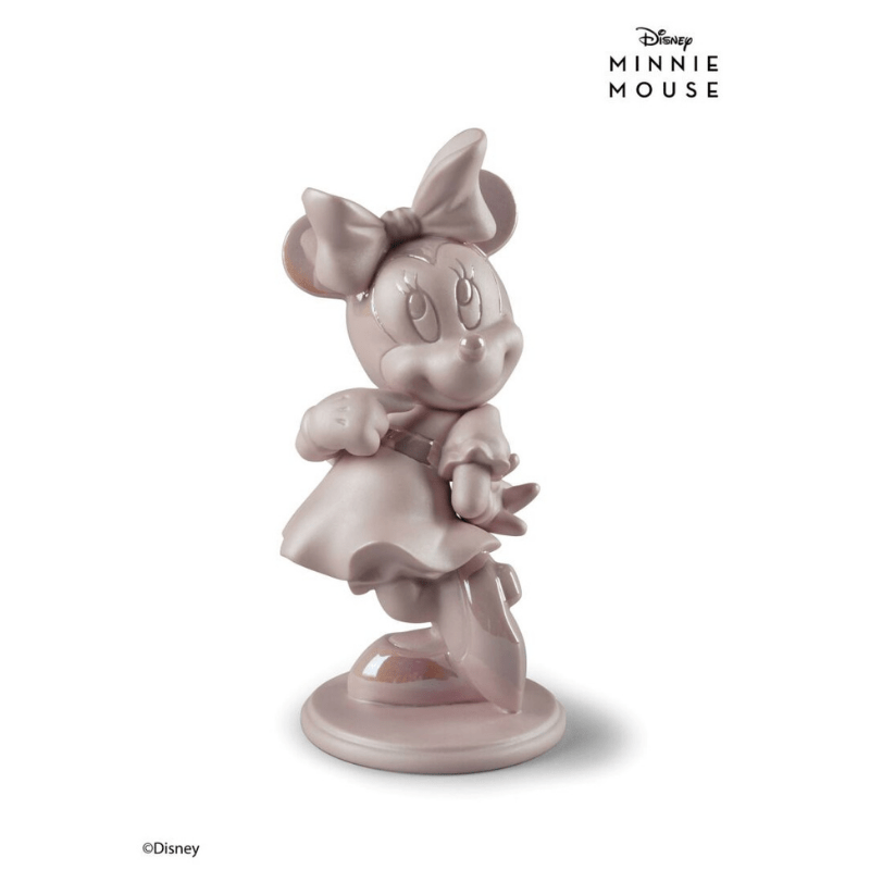 Lladro Inspiration Default Minnie Mouse Figurine. Pink