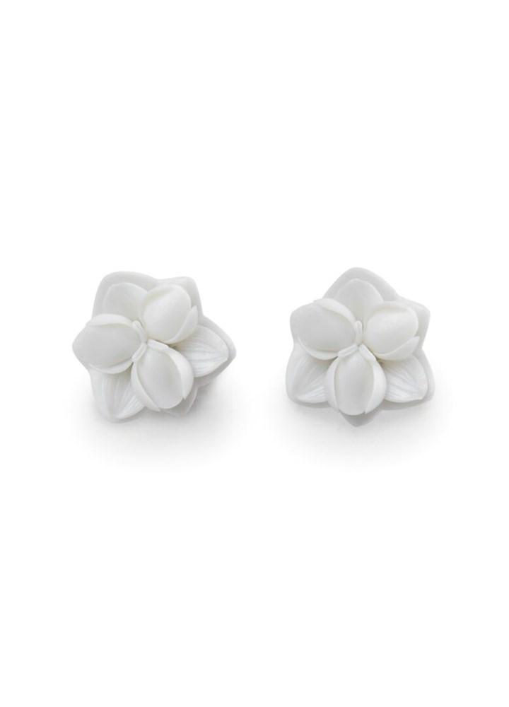 Lladro Inspiration Default Orchid Stud Earrings