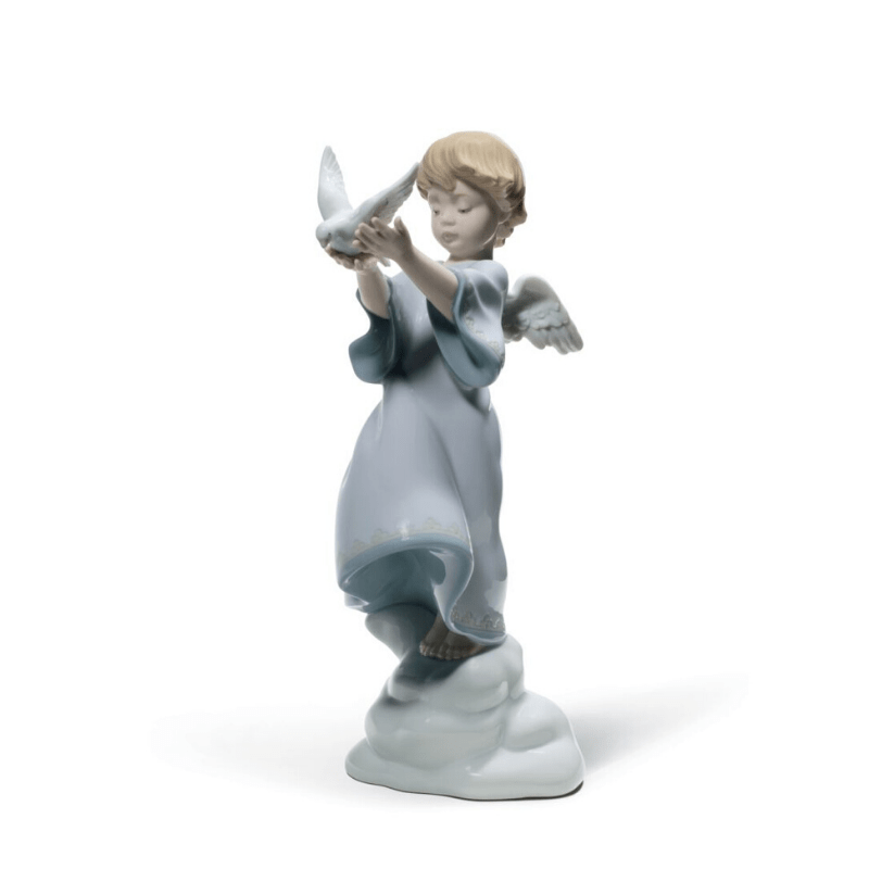 Lladro Inspiration Default Peace on Earth Angel Figurine