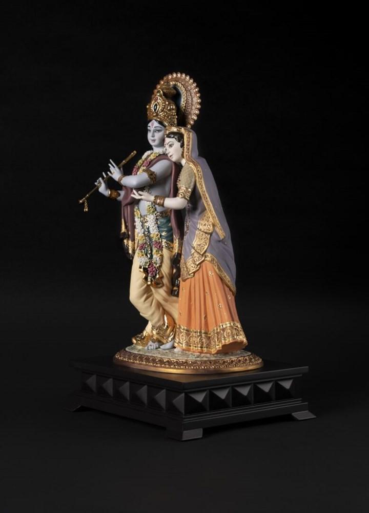 Lladro Inspiration Default Radha Krishna Sculpture. Limited edition