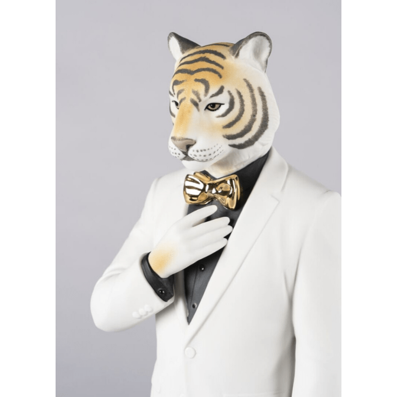 Lladro Inspiration Default Tiger Man Figurine
