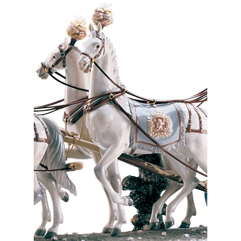 Lladro Inspiration Default XVIIIth Century Coach Sculpture- Limited Edition