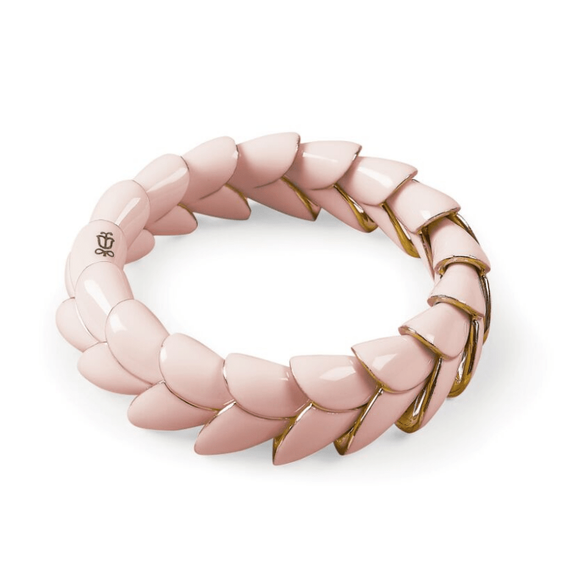 Lladro Inspiration Heliconia Bracelet. Pink
