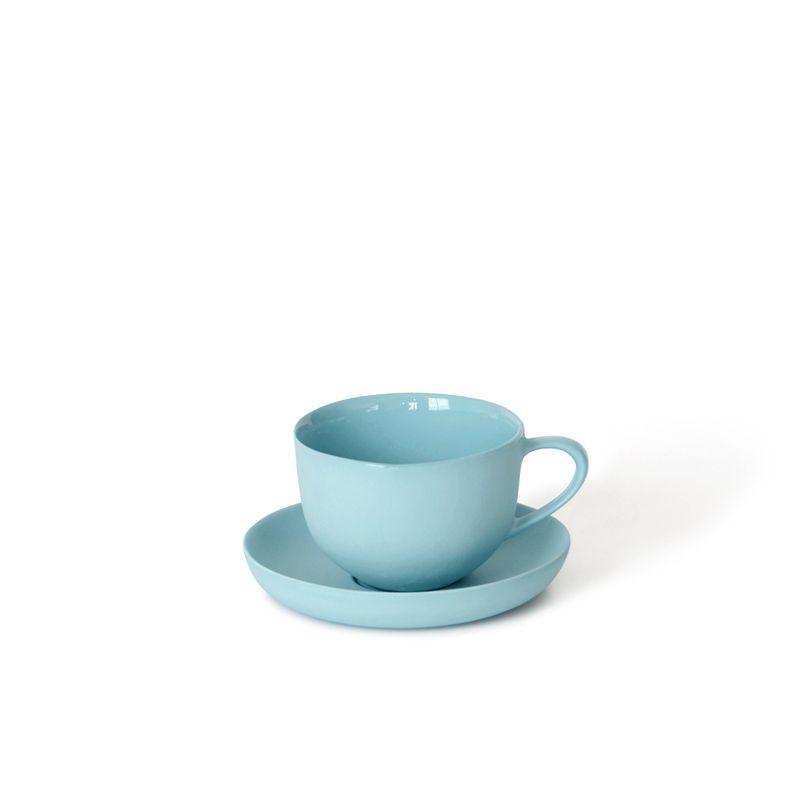 MUD Australia Tea & Coffee Duck Egg Round Teacup & Saucer