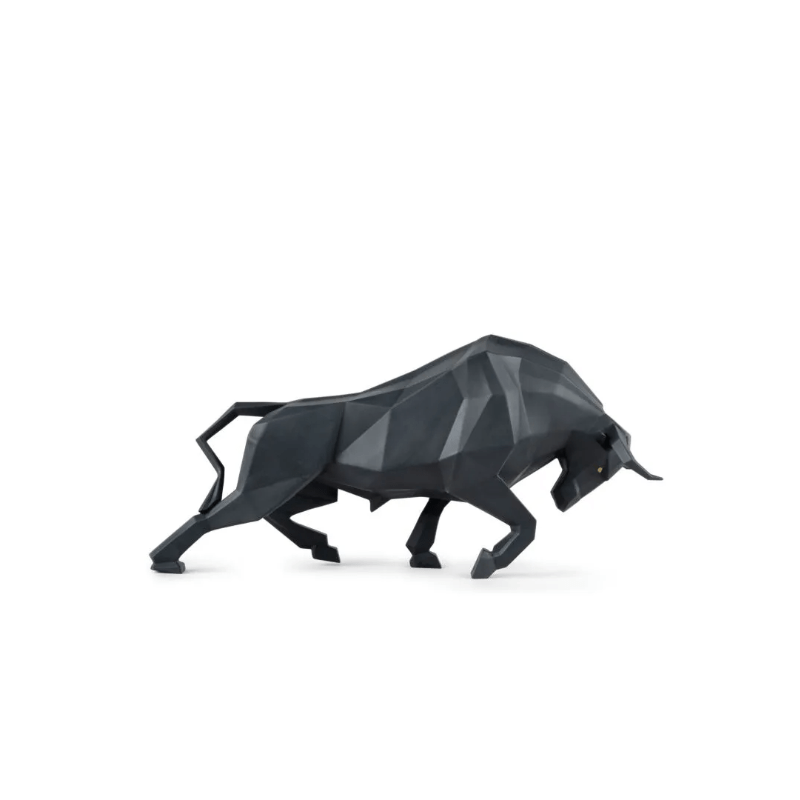 Lladro Inspiration Bull (matte black)