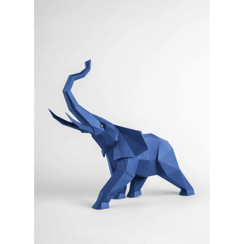 Lladro Inspiration Elephant Blue