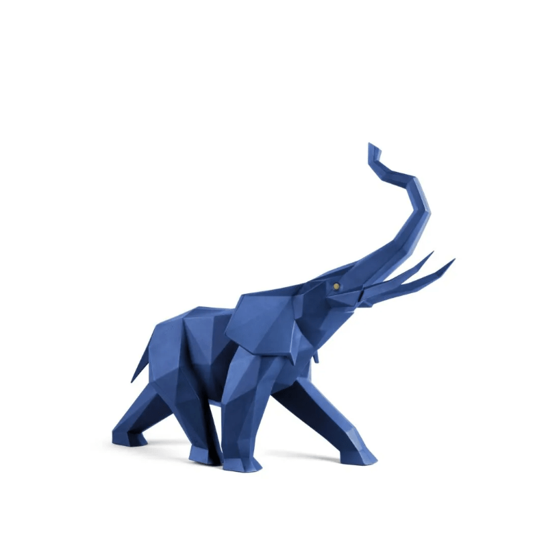 Lladro Inspiration Elephant Blue