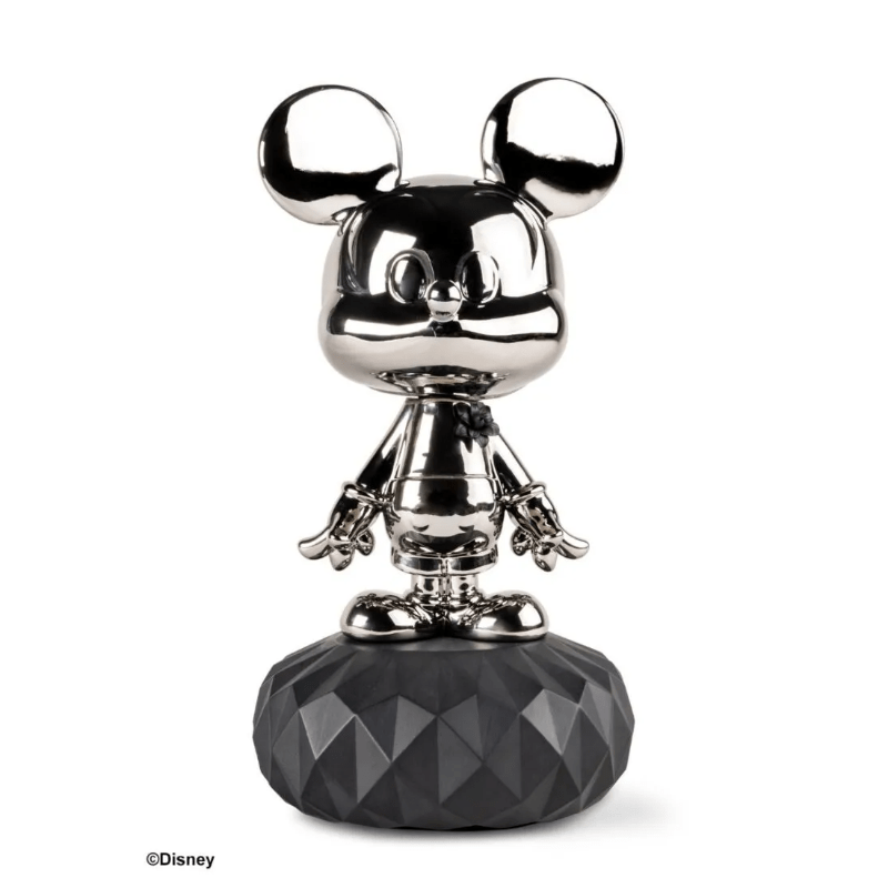 Lladro Inspiration Mickey Mouse Platinum Sculpture
