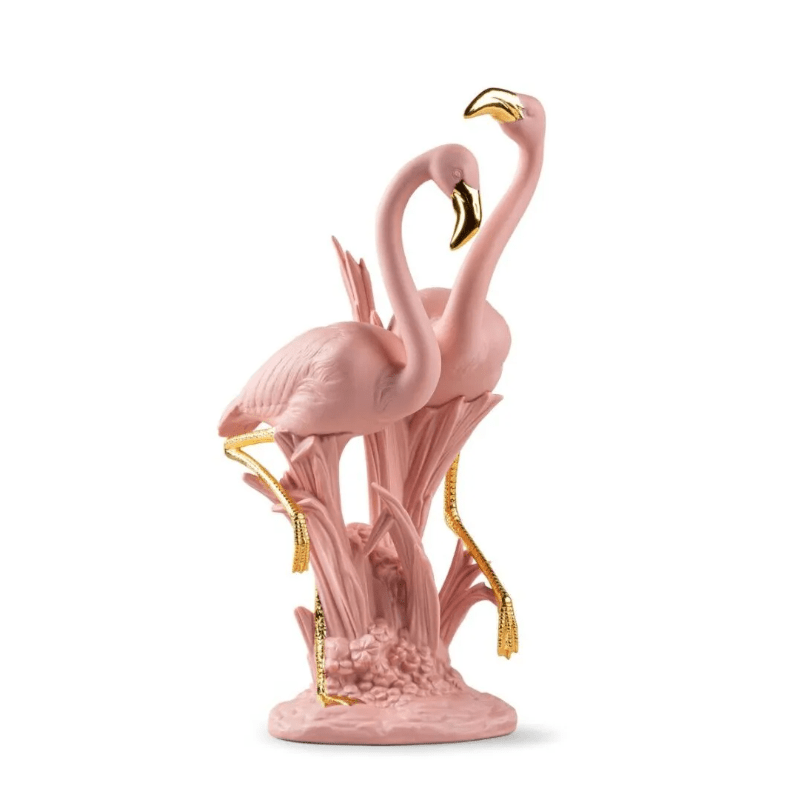 Lladro Inspiration The Flamingos. Pink