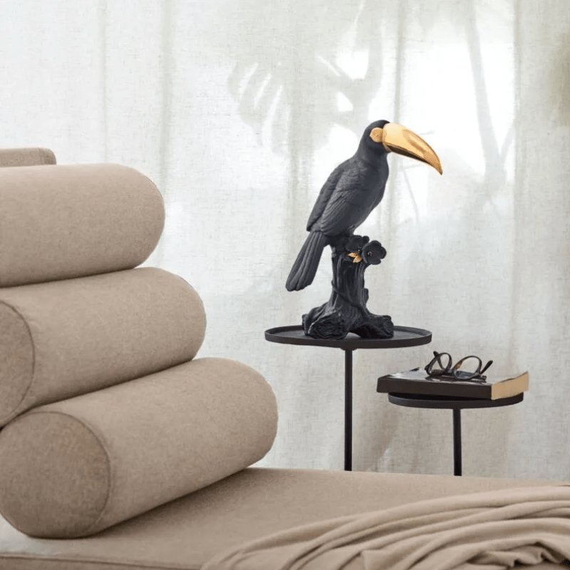Lladro Inspiration Toucan. Black-Gold. Limited Edition