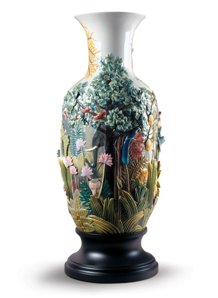 Lladro Home Accessories Default Paradise Vase Animal Life Figurine. (Limited Edition)