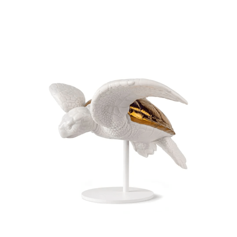 Lladro Home Accessories Sea turtle I (white - copper)