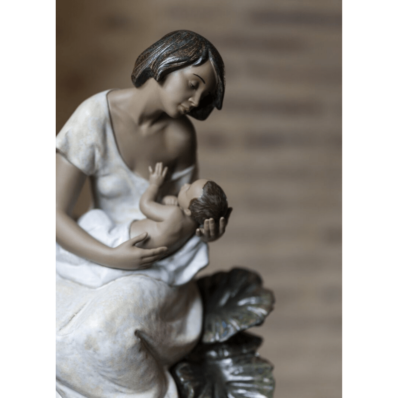 Lladro Inspiration A Beautiful Bond Mother and Son