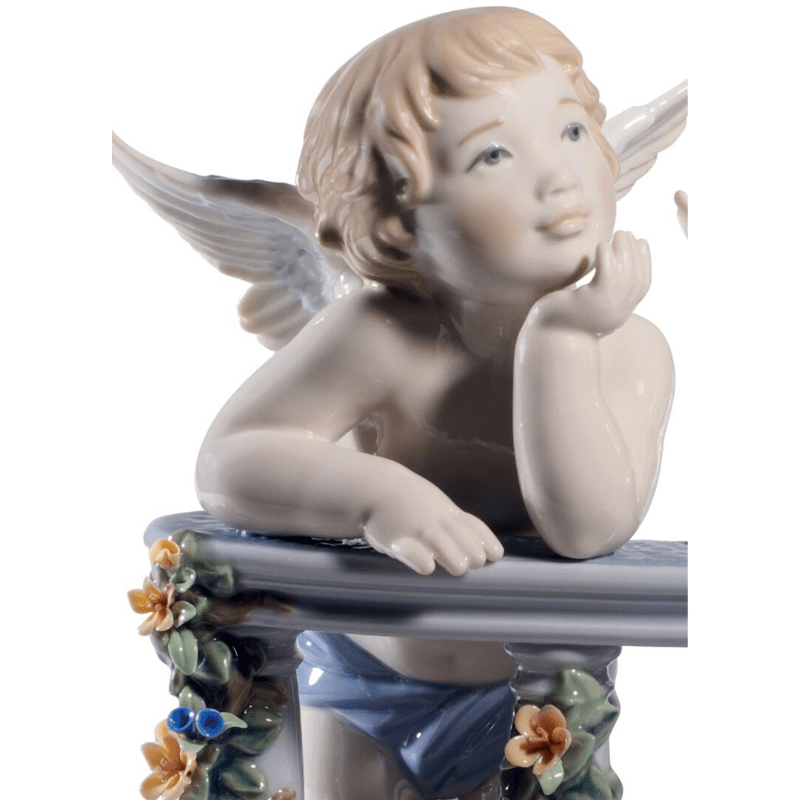 Lladro Inspiration Celestial Balcony Angels (Limited Edition)