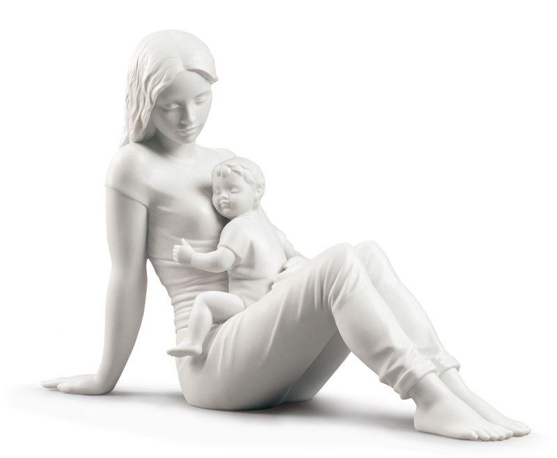 Lladro Inspiration Default A Mother's Love (Matte White)