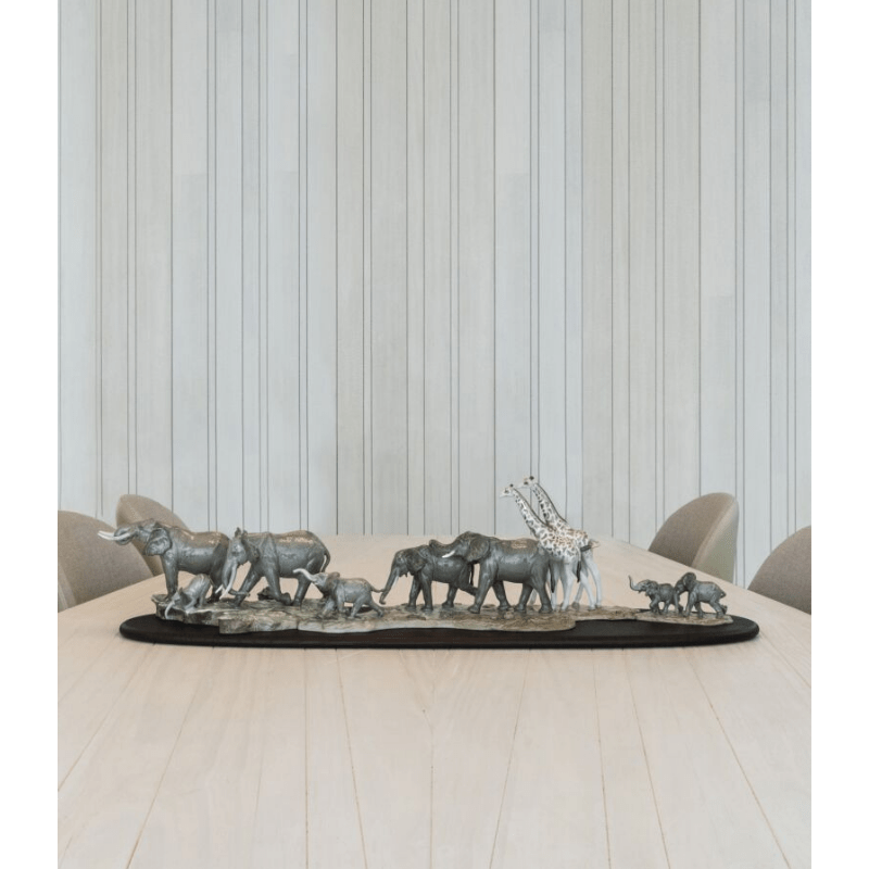 Lladro Inspiration Default African Savannah Wild Animals Sculpture