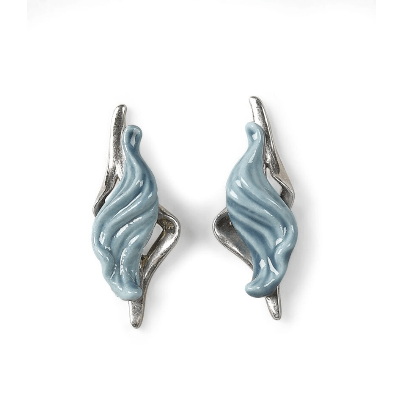 Lladro Inspiration Default Aquarium Short Earrings