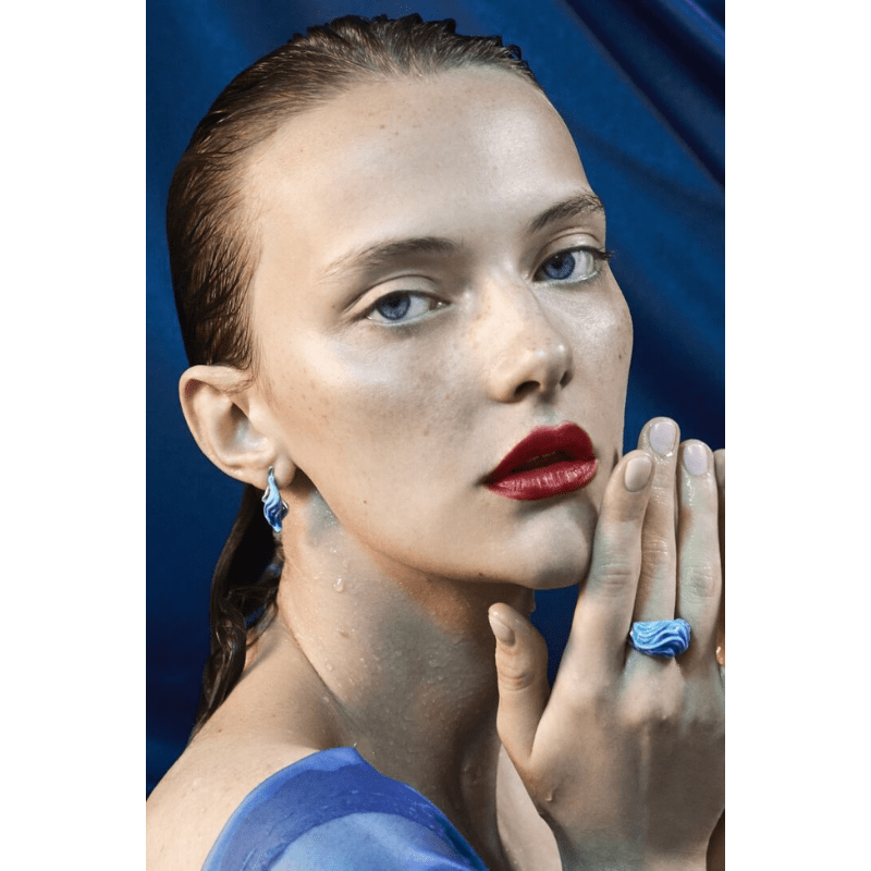 Aquarium earrings sales