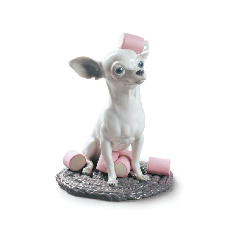 Lladro Inspiration Default Chihuahua With Marshmallows