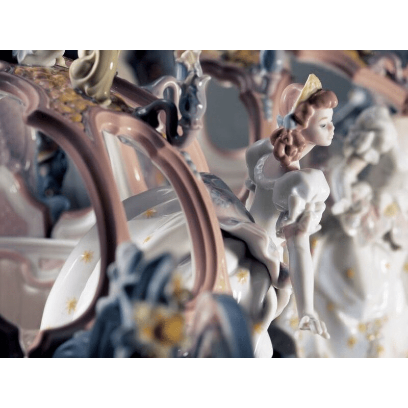Lladro Inspiration Default Cinderella's Arrival Sculpture - Limited Edition
