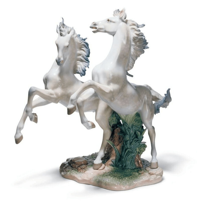 Lladro Inspiration Default Free as the Wind Horses Sculpture - Limited Edition
