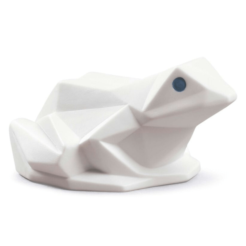 Lladro Inspiration Default Frog Figurine. Matte White