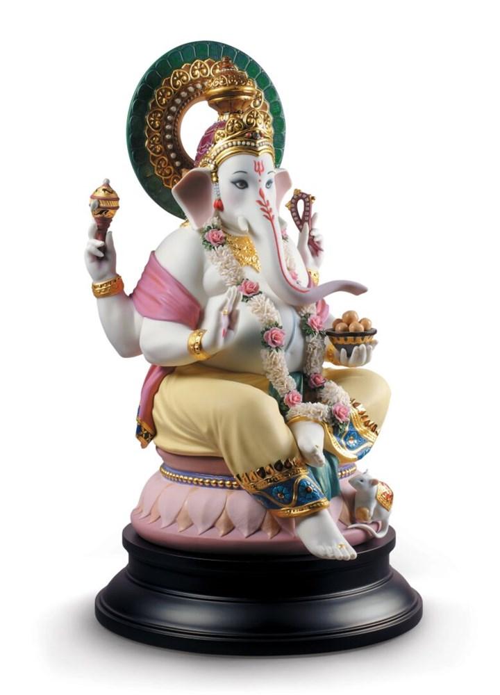 Lladro Inspiration Default Lord Ganesha Sculpture (Limited Edition)