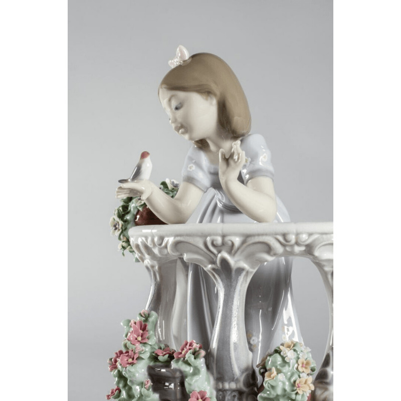 Lladro Inspiration Default Morning Song Girl Figurine
