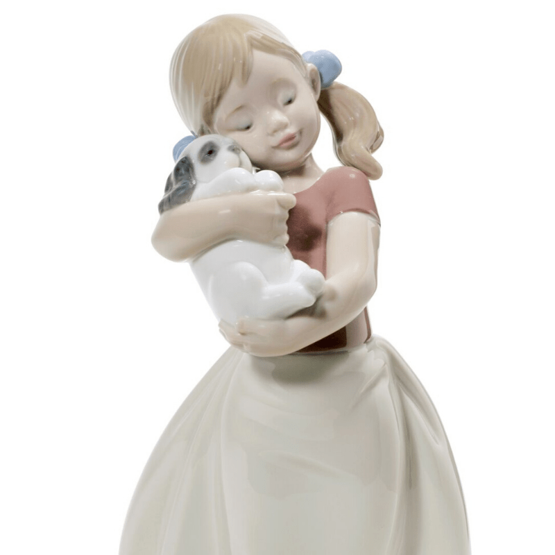 Lladro Inspiration Default My Sweet Little Puppy Girl Figurine