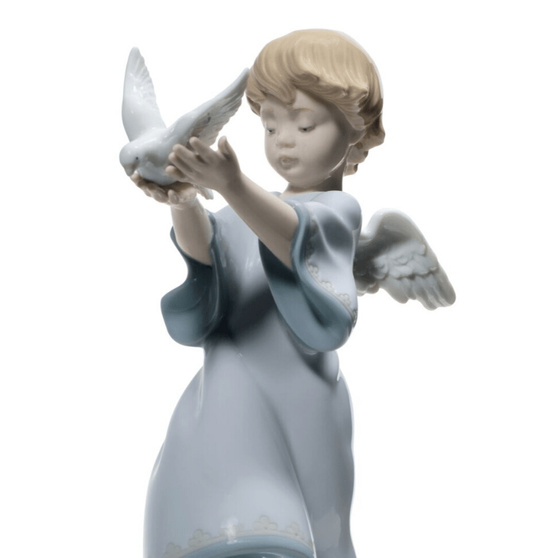Lladro Inspiration Default Peace on Earth Angel Figurine
