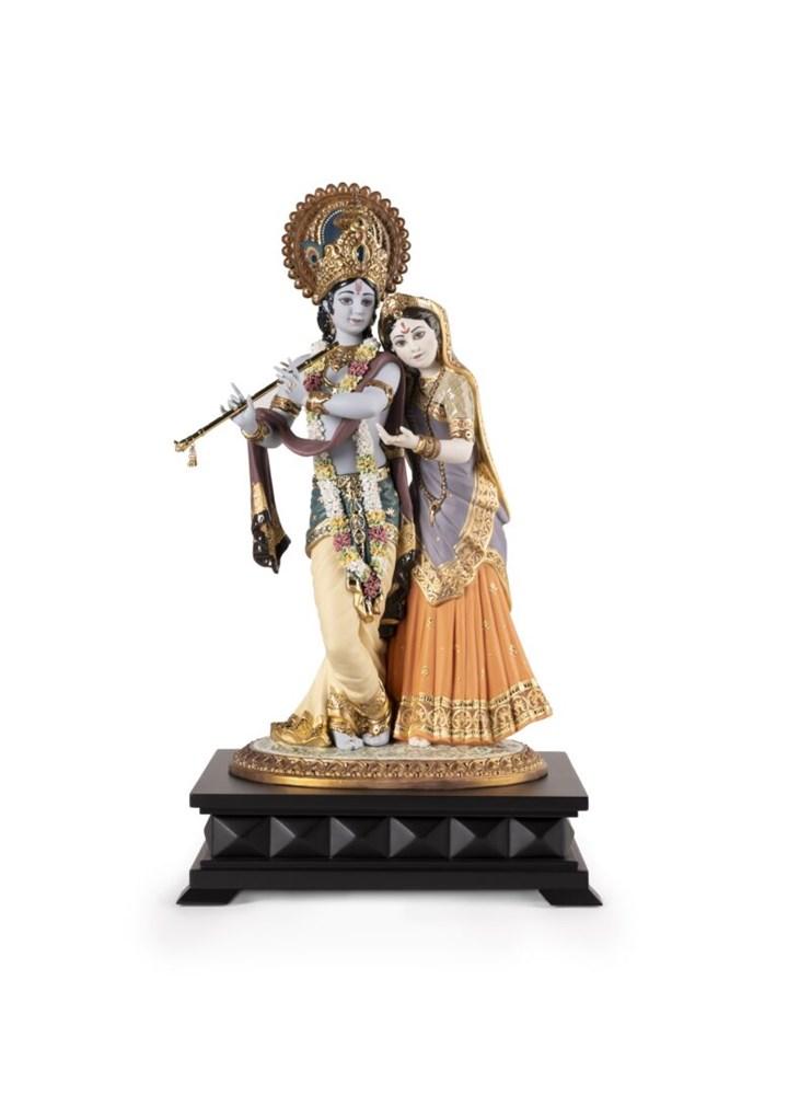 Lladro Inspiration Default Radha Krishna Sculpture. Limited edition