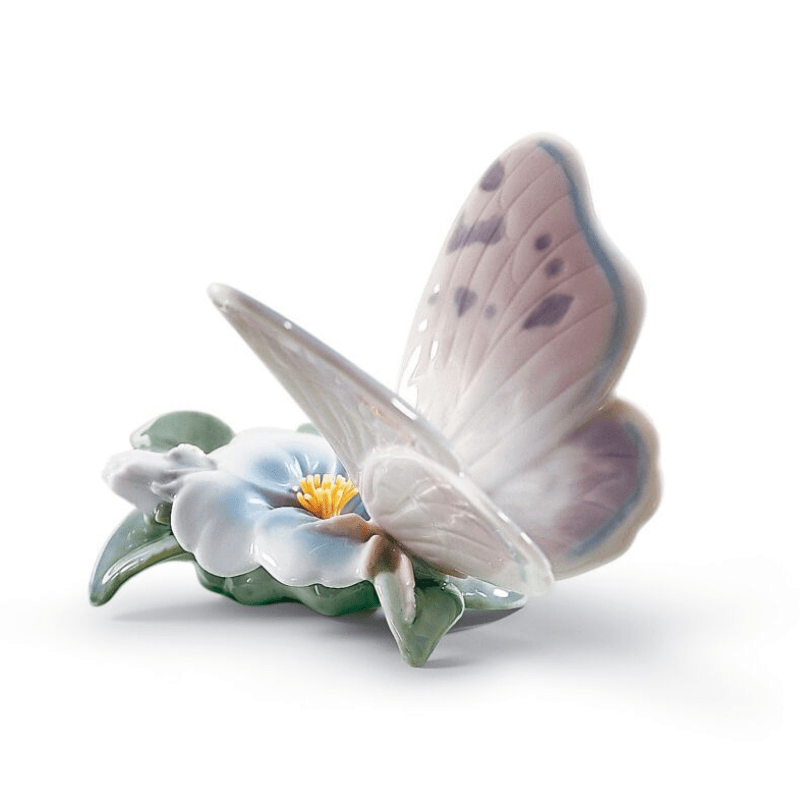 Lladro Inspiration Default Refreshing Pause Butterfly Figurine