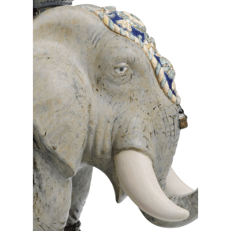 Lladro Inspiration Default Siamese Elephant Sculpture. Limited Edition