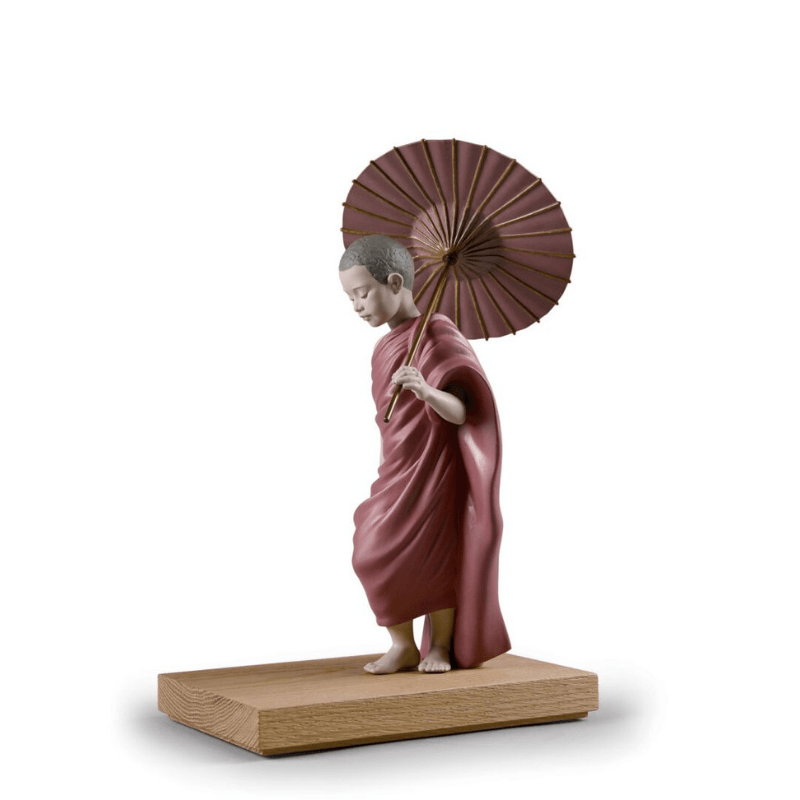 Lladro Inspiration Default Sun Path Figurine. Buddha