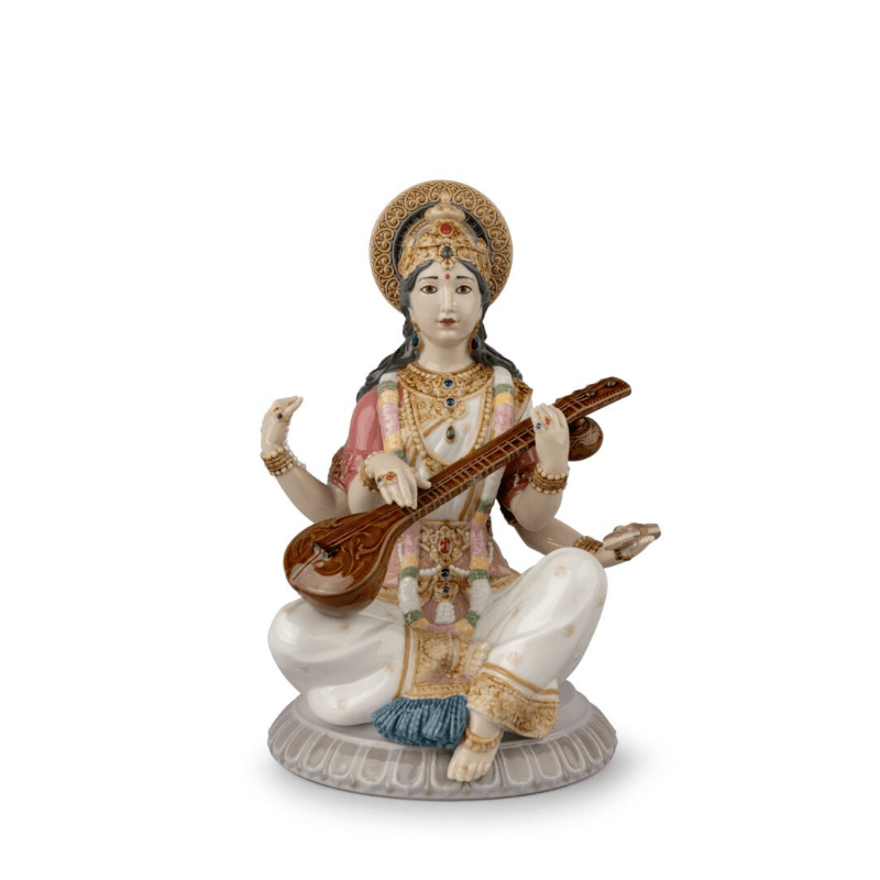 Lladro Inspiration Goddess Saraswati Figurine