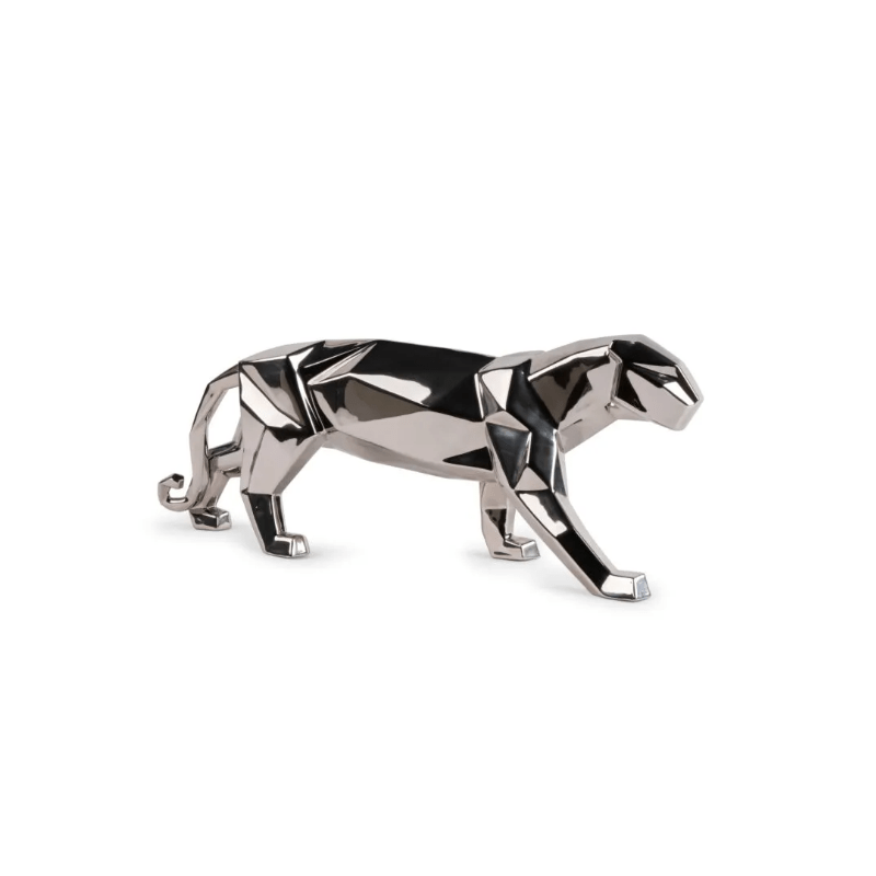 Lladro Inspiration Panther. Silver