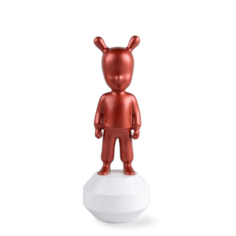 Lladro Inspiration The Metallic Red Guest Figurine. Small