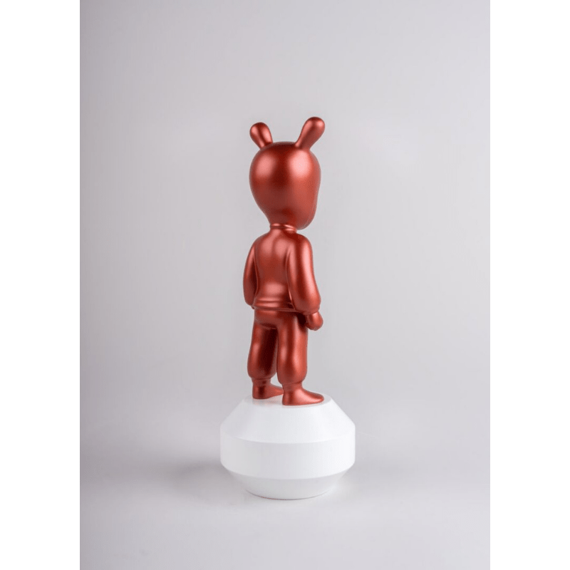 Lladro Inspiration The Metallic Red Guest Figurine. Small