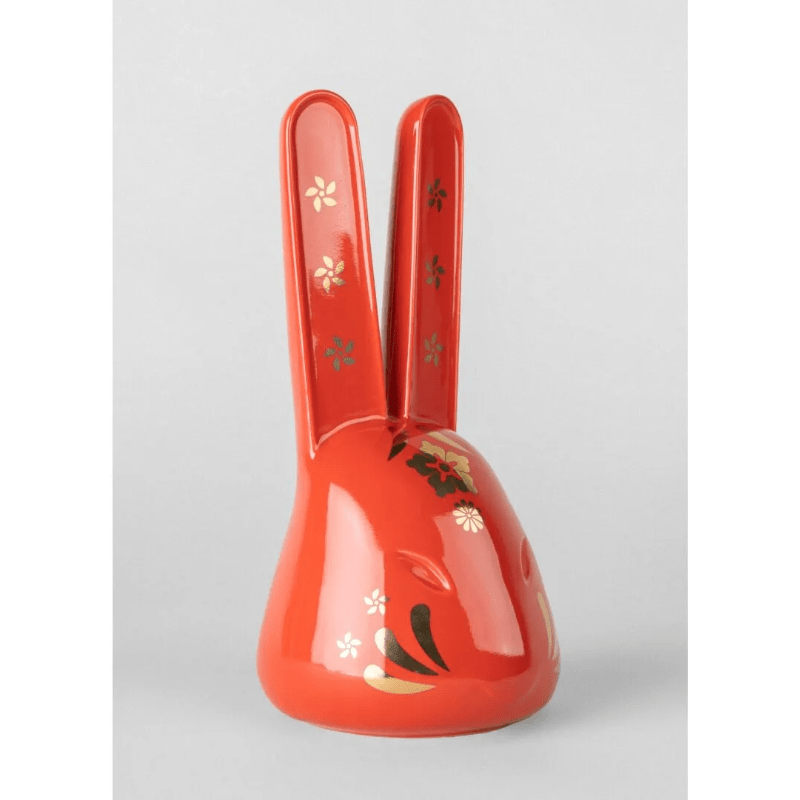 Lladro Inspiration The Rabbit Red-Gold