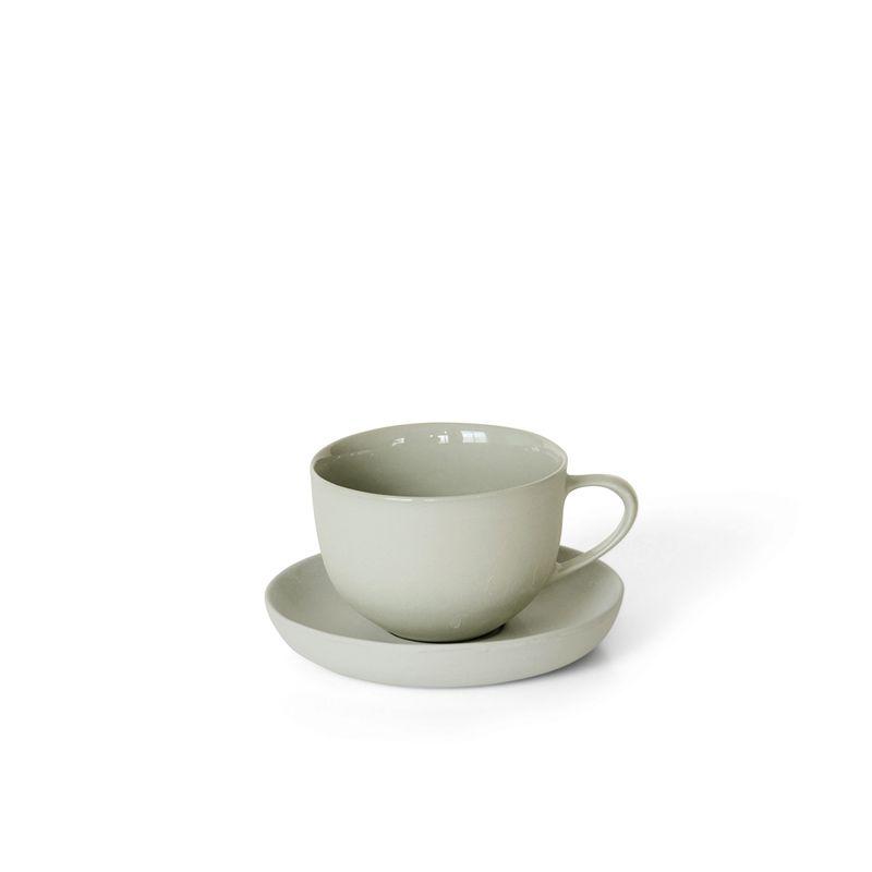 MUD Australia Tea & Coffee Ash Round Teacup & Saucer