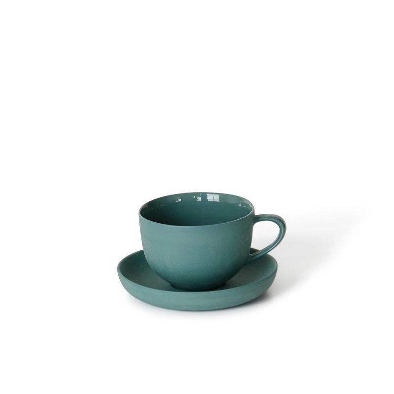 MUD Australia Tea & Coffee Bottle Round Teacup & Saucer