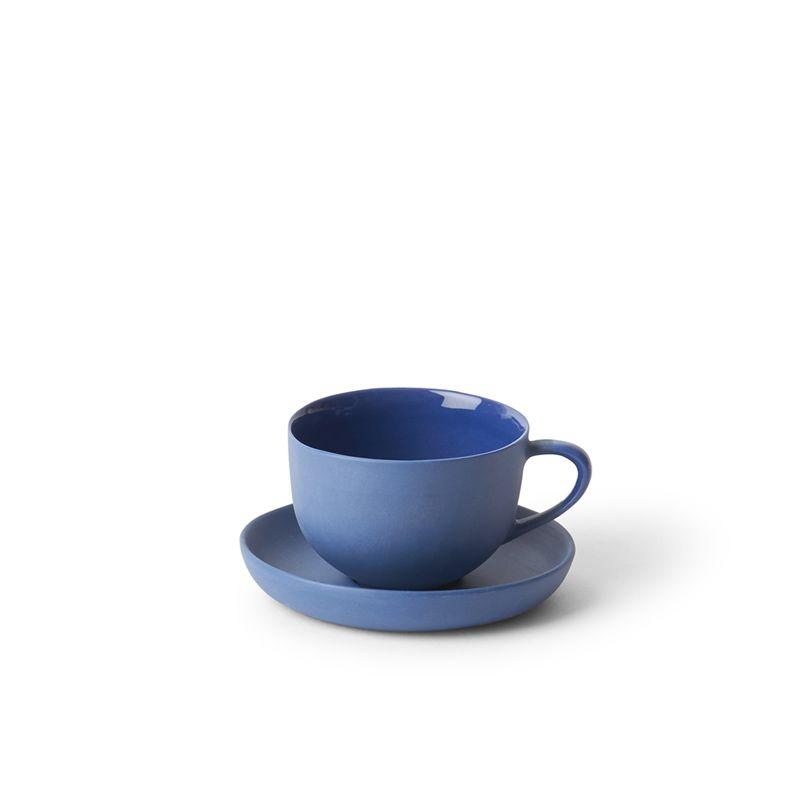 MUD Australia Tea & Coffee Ink Round Teacup & Saucer