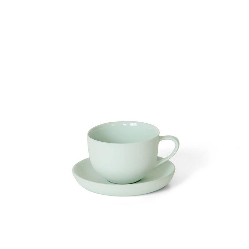MUD Australia Tea & Coffee Mist Round Teacup & Saucer