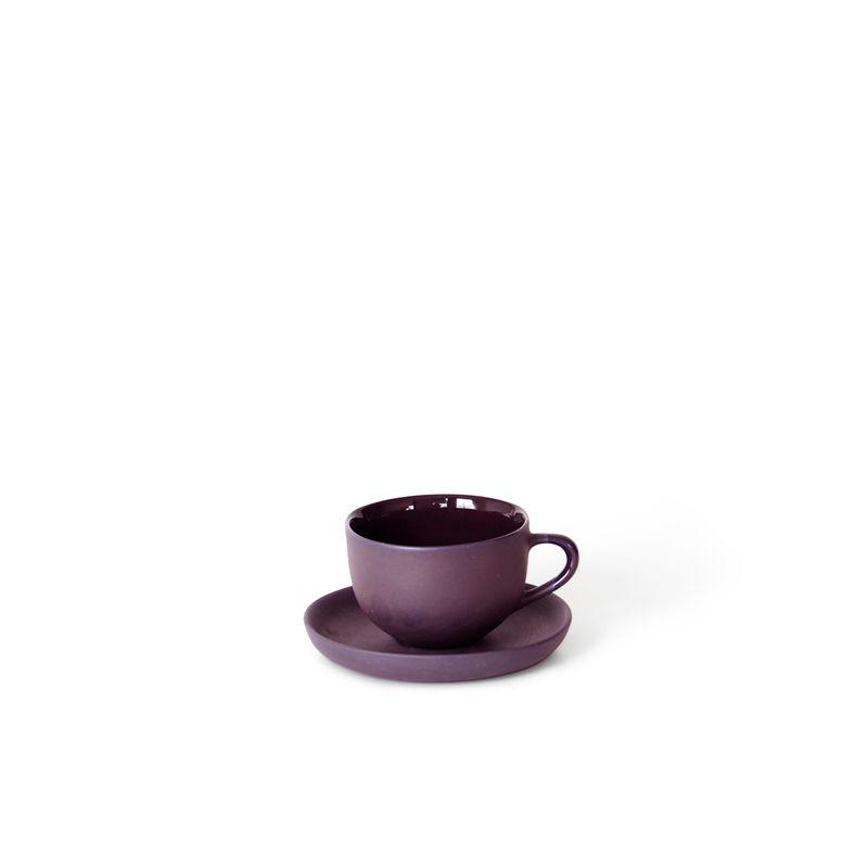 MUD Australia Tea & Coffee Plum Espresso Cup Round